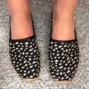 Tory Burch Black & White Espadrilles